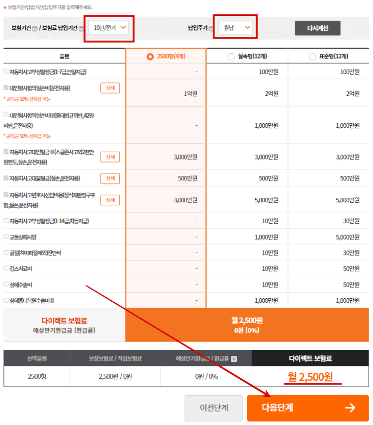 운전자보험 추천